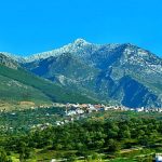 الصورة لجبل تيسوكا إقليم الشاون جهة طنجة تطوان الحسيمة شمال المغرب