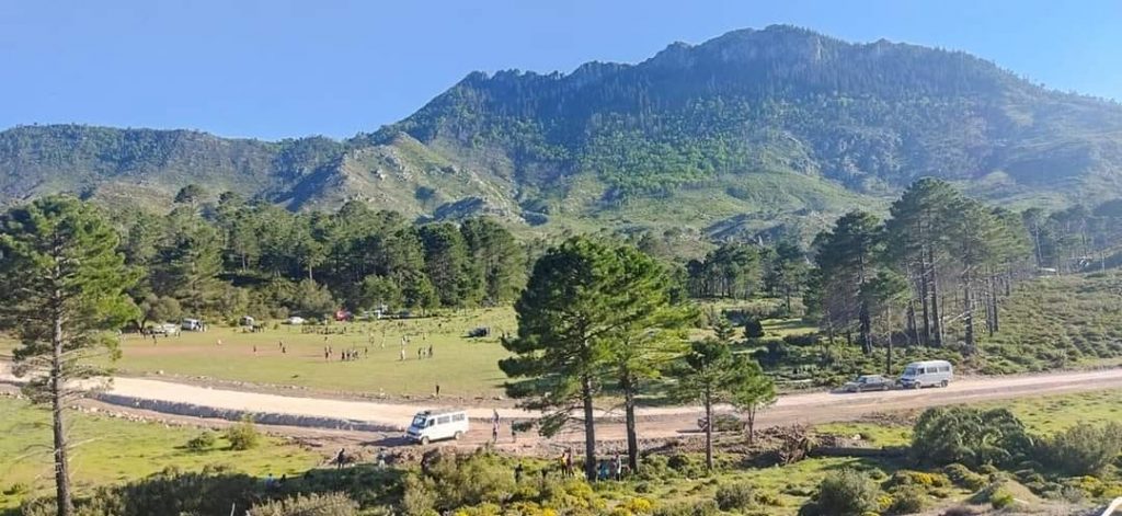 الصورة لجبل خربوش جماعة بني سلمان